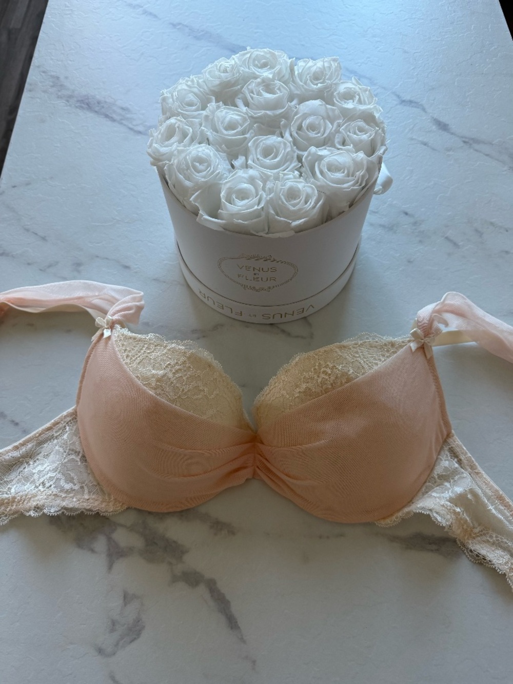 Adore Me Pink Lace Bra 32DD